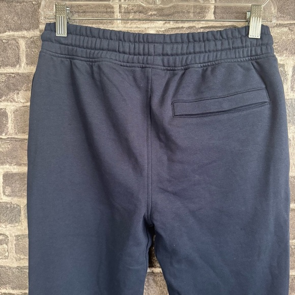 Gymshark crest joggers navy blue sweat pants pockets - Picture 9 of 11